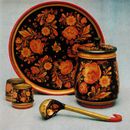 Хохлома: посуда и сувениры оригинального народного дизайна