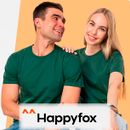 Happy Fox. Женские и мужские футболки до 64 размера