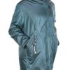 22-308 Куртка демисезонная женская AKiDSEFRS (100 гр.холлофайбера) размер 64 Морская волна