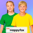 Happy Fox. Детские и подростковые футболки от 98 до 170 размера