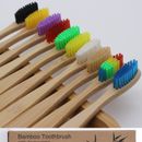 Бамбуковая эко зубная щетка в стили минимализм от 32 рублей