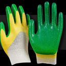 Перчатки хб с латексом,2-ой облив по супер цене.Защитные кремы для рук №6